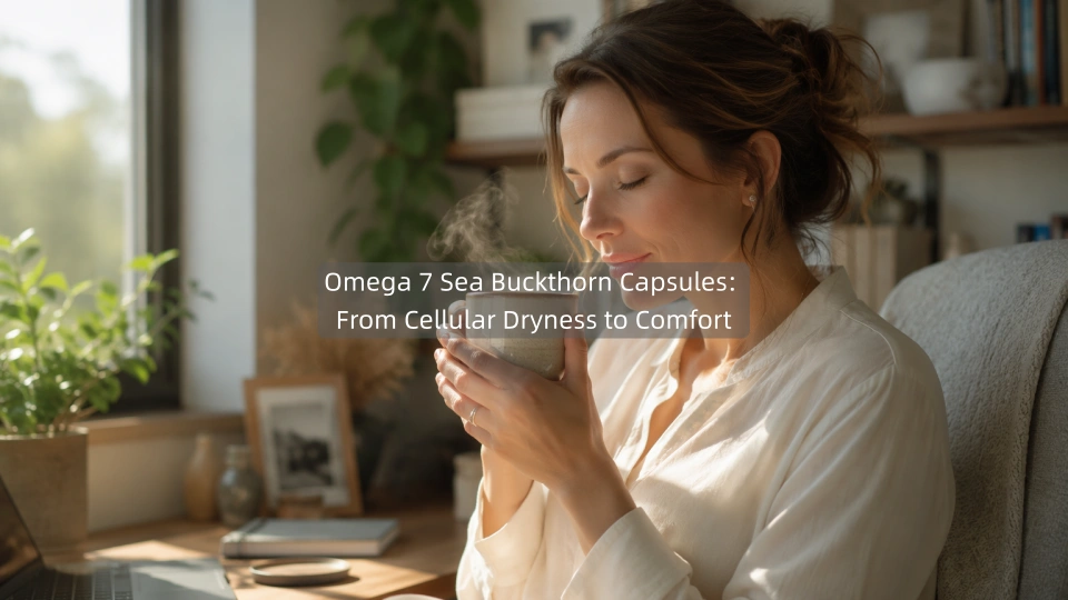 Omega 7 Sea Buckthorn Capsules: From Cellular Dryness to Comfort